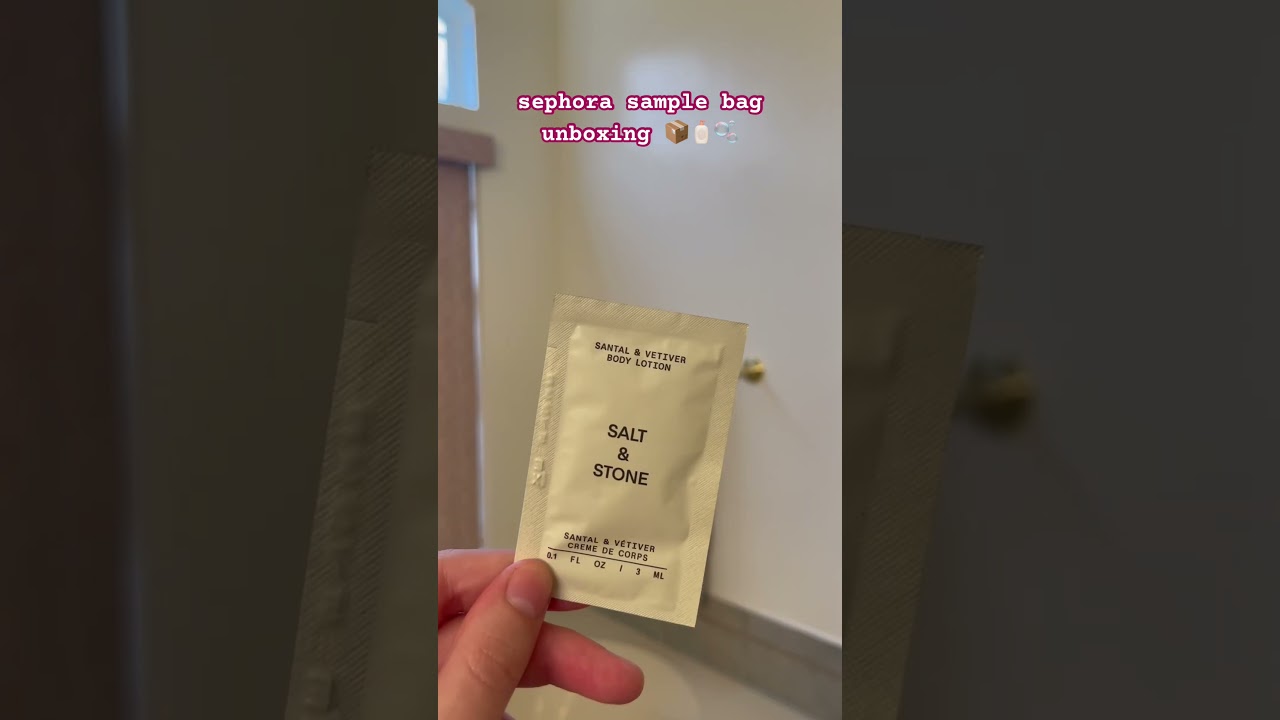 sephora sample bag unboxing 