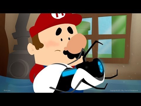 Mario Portal Parody - Holey Cannoli