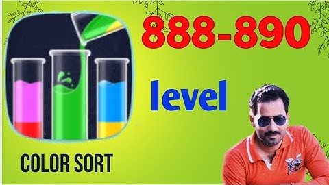 Color sort level 888/890