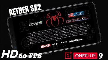 Spider-Man Friend Or foe Gameplay in One Plus 9 | 60 FPS | Aether Sx2 PS2 Emulator | Introduction