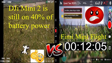***Critical Battery Test Comparison*** 2021 Fimi Mini x8 vs DJi Mavic Mini 2 Flight,  DJi Mini2 Wins