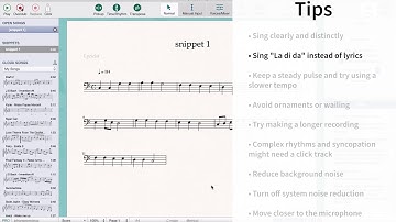 Voice Recording - ScoreCloud Studio Tutorial