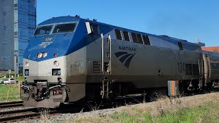 Amtrak 64 / VIA 97 (Maple Leaf) - 124 In Hamilton Ontario 