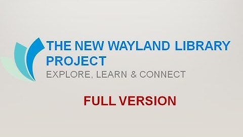 New Wayland Library Project Overview (Full Version)