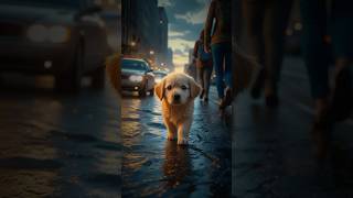 Poor Puppy Alone,Sad😢 #puppystory #animalshorts #friendship #sadpuppy #wordlessstory #cat   #cute