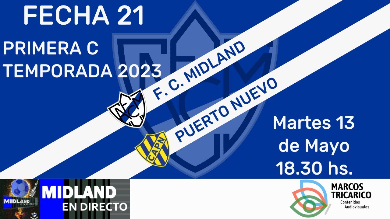 PRIMERA C, F. C. MIDLAND - PUERTO NUEVO