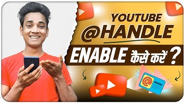 Youtube Handle Kaise Enable Kare | Youtube Handle Kaise Banaye | Youtube Handle Kaise Lagaen