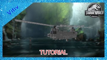 Jurassic World Boeing-Vetrol CH-47 Chinook (234LR) in Minecraft - 1:1 Scale - Tutorial