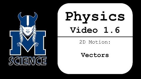 Physics Video 1.6 - Vectors