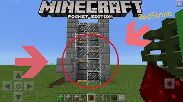 Minecraft PE Redstone Elevator Tutorial - How to Make A Elevator in 0.15.0 (Pocket Edition)