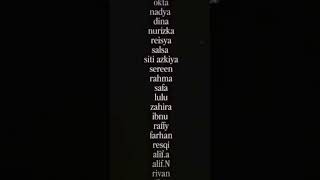 nama nama kelas #fypシ゚viral #kelas6 #lulus #sayang #sayang #tka2026