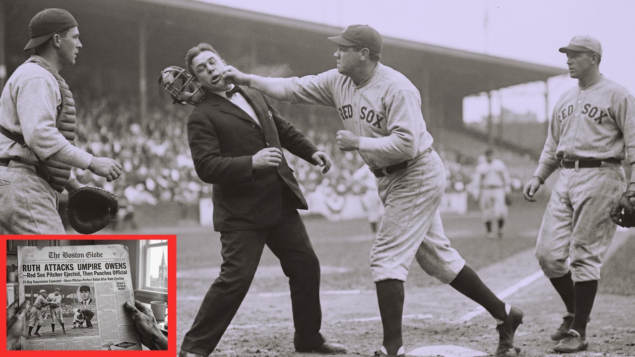 Babe Ruth Yelled 'Are You Blind?' at Umpire — Umpire Ejected Him, Ruth ...