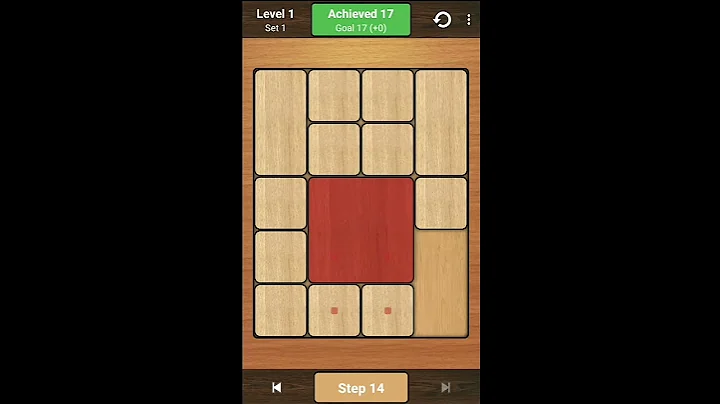Klotski - Set 1 Level 1 - Walkthrough