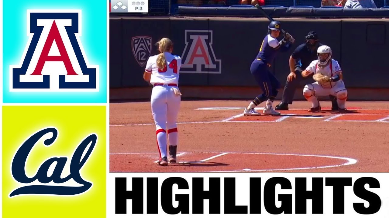 California vs Arizona Highlights [GAME 3] NCAA Softball Highlights