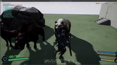 [WIP] UE4 ALSv4 + EBS + Inventory System Fully Replicated Survival Project