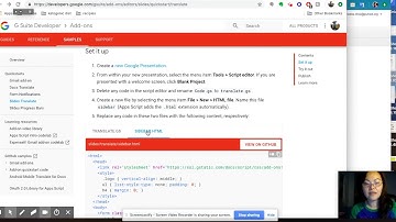 Translate add-on for Google Slides
