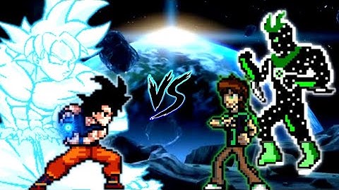 Manga Goku V3 OP VS Ben 10 Omniverse V2 OP (all form) in Jump Force Mugen