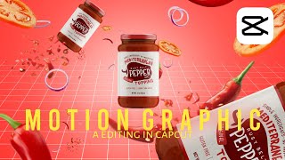 Tutorial Motion graphic Capcut | Buat iklan produk sambal