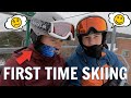 Katie's FIRST Time SKIING Was A DISASTER