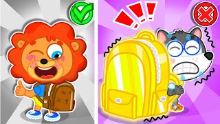Маша и Леопольд. Большой рюкзак - Мультик для детей - Lion Family на русском