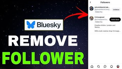 how to remove follower on bluesky | how to remove a follower on bluesky | remove follower bluesky