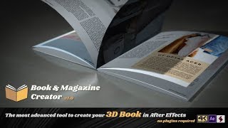 After Effects Template: Book And Magazine Creator