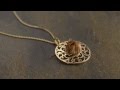 The Rose of Bethlehem - Miracle Flower Pendant - Made in the Holy Land