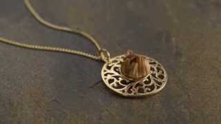 The Rose of Bethlehem - Miracle Flower Pendant - Made in the Holy Land