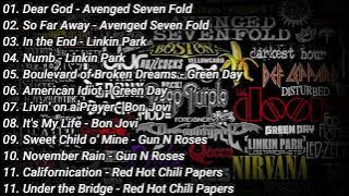 Alternative Rock Of The 2000s -  A7X, Linkin Park, Green Day. Bon jovi, Gun & Rose, Red Hot