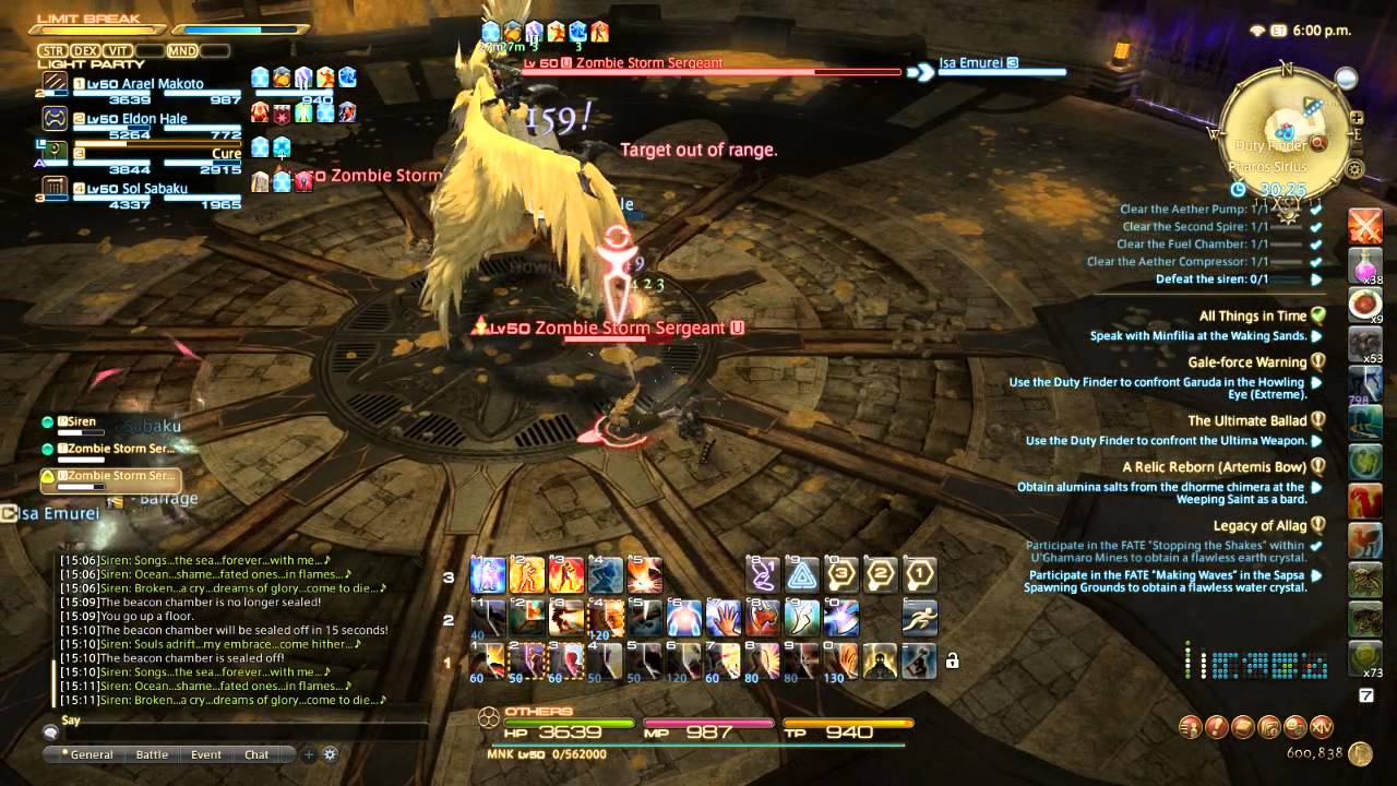 FF14 Pharos Sirius Part 3 (Siren Win)