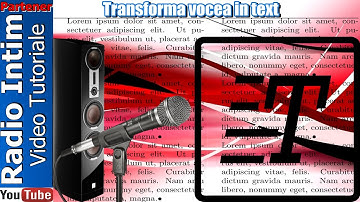 Transforma vocea in text