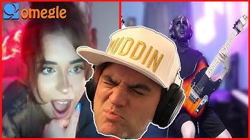 Guitarist AMAZES Strangers on Omegle with a DOUBLE GUITAR -  Thin Lizzy meets TheDooo Reaction, Doo