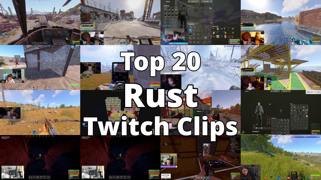 Rust Map Clips Rust's 20 Most EPIC Twitch Clips of The Week! - YouTube