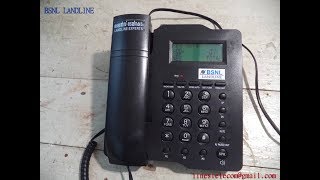 BSNL LANDLINE CALLER ID TELEPHONE SUPPLIED BY BSNL MODEL:CLI09(call:BSNL landline doubts 9387648171)