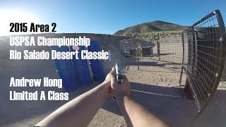 2015 Area 2 USPSA Championship - Rio Salado Desert Classic - Andrew Hong - A Class Limited