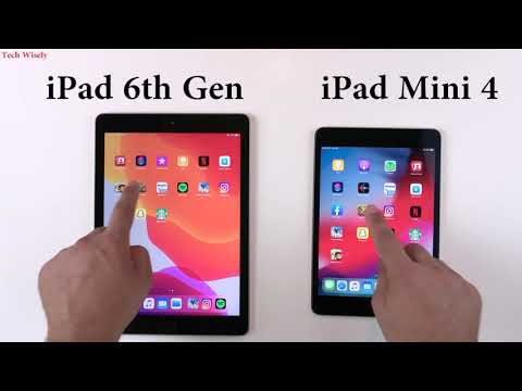 iPad Mini 4 vs iPad 6th Gen Speed Test 