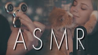 ASMR Fidget Spinner + Kitty Cat / АСМР