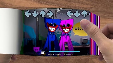 FNF Playtime - But Oswald Sings It FNF Oswald Vs Huggy Wuggy But There Are 2 Huggy