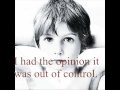 U2 Out Of Control With Lyrics
