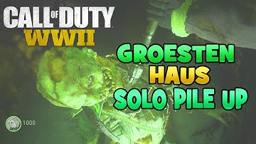 WWII Zombie Glitches - Solo Zombie Pile Up Glitch Groesten Haus Glitch - WWII Groesten Haus Glitches