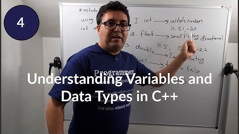 C++ Lecture 4: Understanding Variables & Data Types in C++