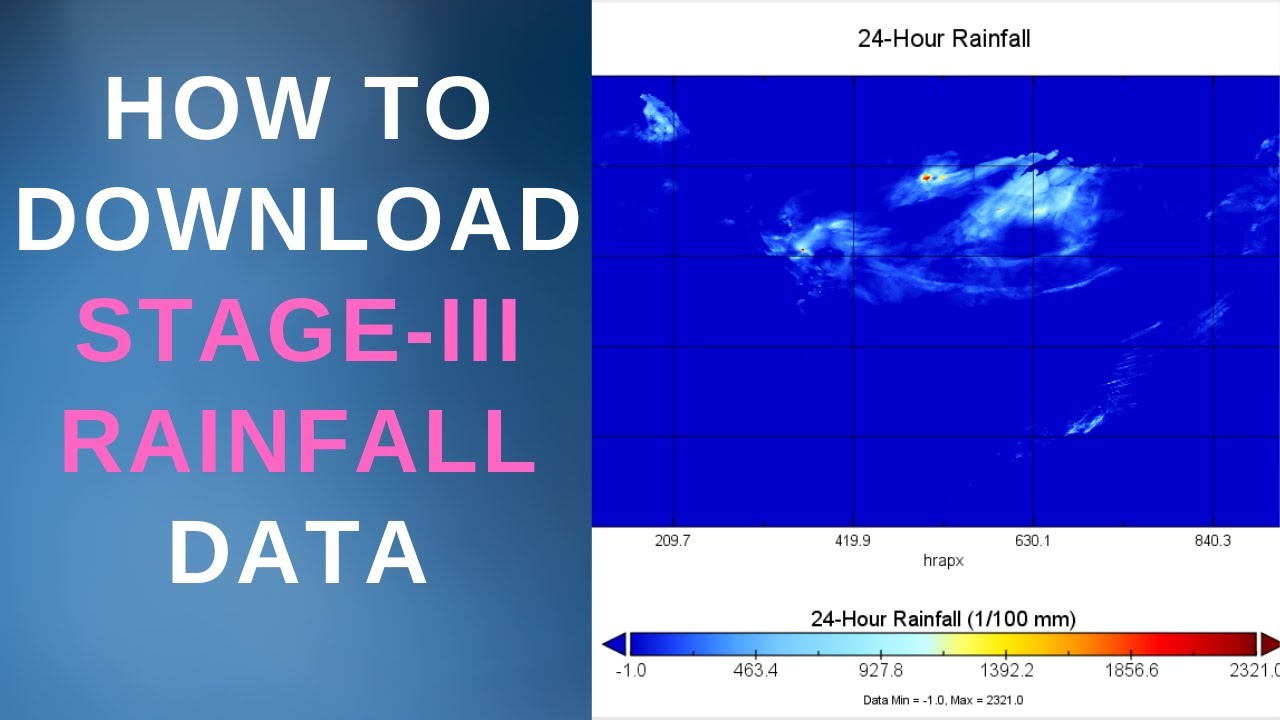 How To Download Stage-III Rainfall Data - YouTube