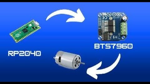 Motor Control Tutorial: Connect Raspberry Pi Pico 2040 to BTS7960 with Arduino