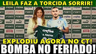 EXPLODIU AGORA NO CT! LEILA FAZ TORCIDA SORRIR NO FERIADO! BAITA REFORÇO PRA LIBERTADORES!