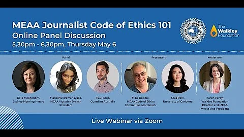 MEAA Journalist Code of Ethics 101