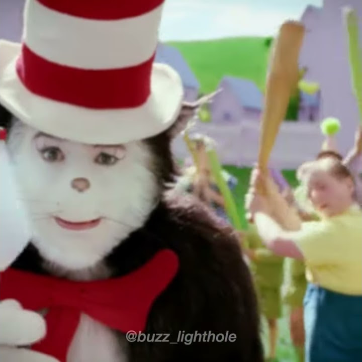 Dame Da Ne Cat in The Hat meme