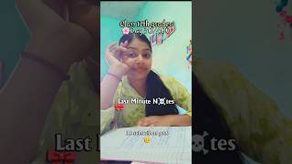 🌸POV: har din “kal se notes banaungi” aur ab lastday pe fullspeed😭#Notes#StudentLife#minivlog#study