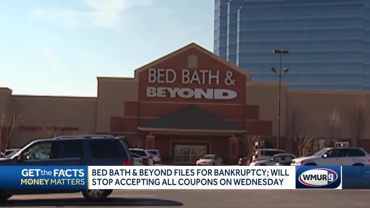 Bed, Bath & Beyond files for bankruptcy; will stop accepting all