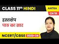 Class 11 hindi antra chapter 18  hastakshep  summary