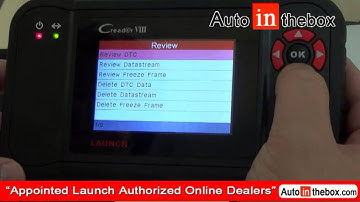 Launch X431 Creader 8 Starting up